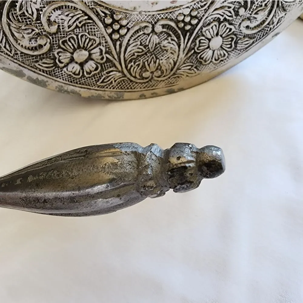 Large Pewter Ladle Punch, Stew, Gumbo, Soup, Decor